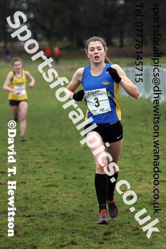 Womens under-20a  Northern Cross Country, Knowsley Safari Park. Photo: David T. Hewitson/Sports for All Pics